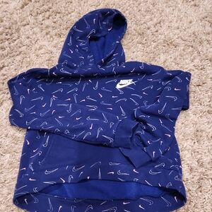 Nike Blue and Pink Sweatshirt